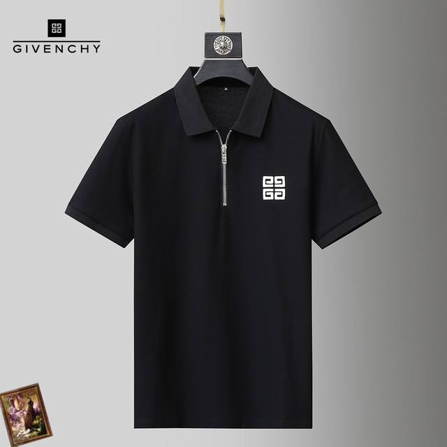 纪梵希 新品上市！2024Ss夏季新款字母logo男士翻领polo衫！经典商务男款，高端男装的天花板级别的商务男款！简约时尚大气不失优雅，单穿内搭体面过人，品质