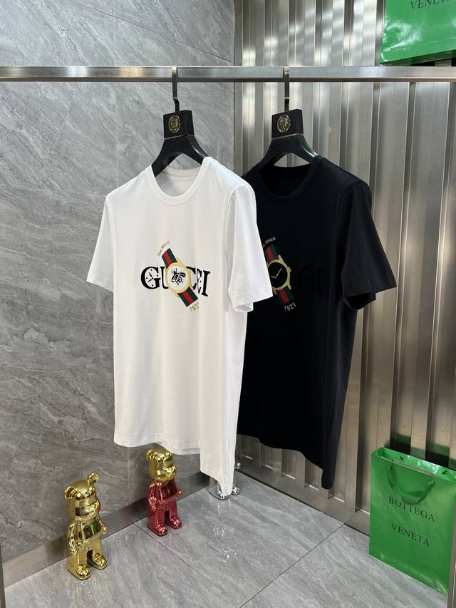 Gucci 古奇 春夏新品 三标齐全 T恤短袖 好货不用过多介绍 看细节 专柜码数：M-6Xl 175 140建议xl 最大穿230斤