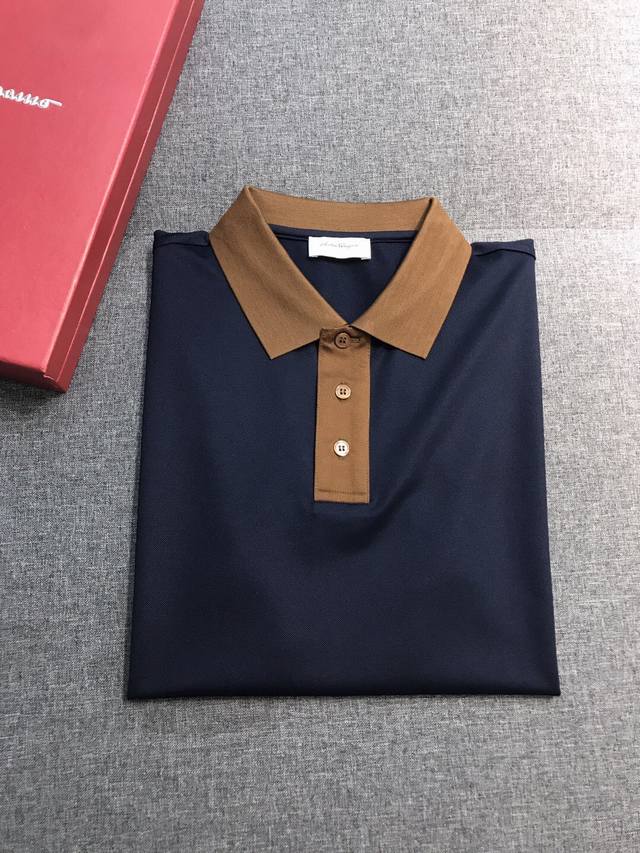 新品 Sf家族男士时装款商务休闲丝光翻领polo马球衫，贸易公司渠货源，高端奢侈系列，白金级全品相，纯正血统臻品，24年春夏新品，官柜主推售卖！ 因经典而生，每