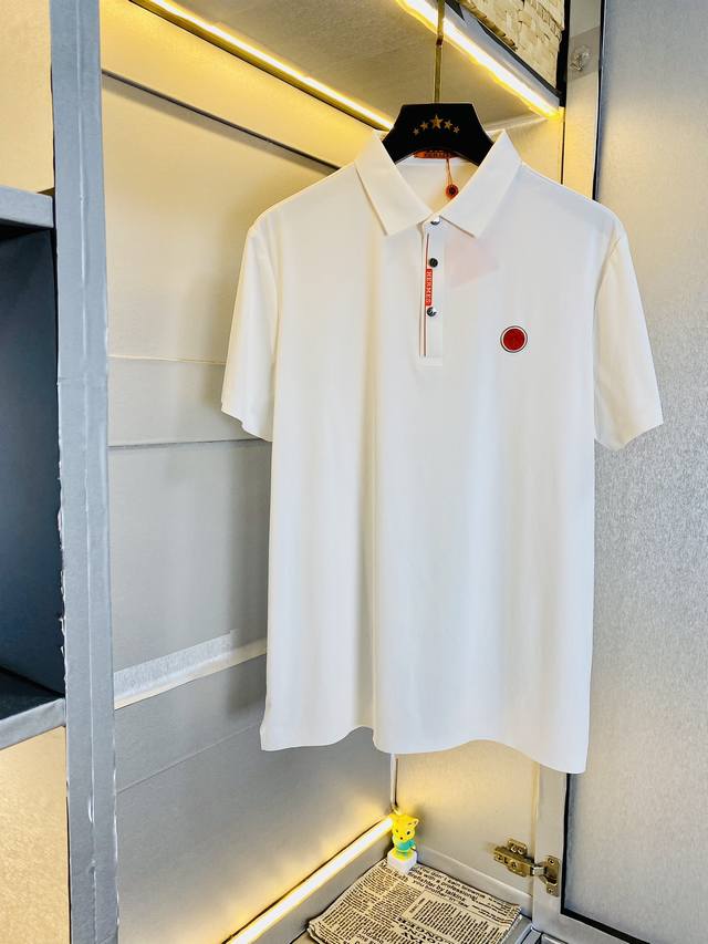 穿200斤爱马仕hermes 原单品质 2024最新款衣服 男装翻领短袖 精选专柜订制顶级进口面料 所有细节做工完美1比1复刻 还原正品百分百 原版五金 高端订