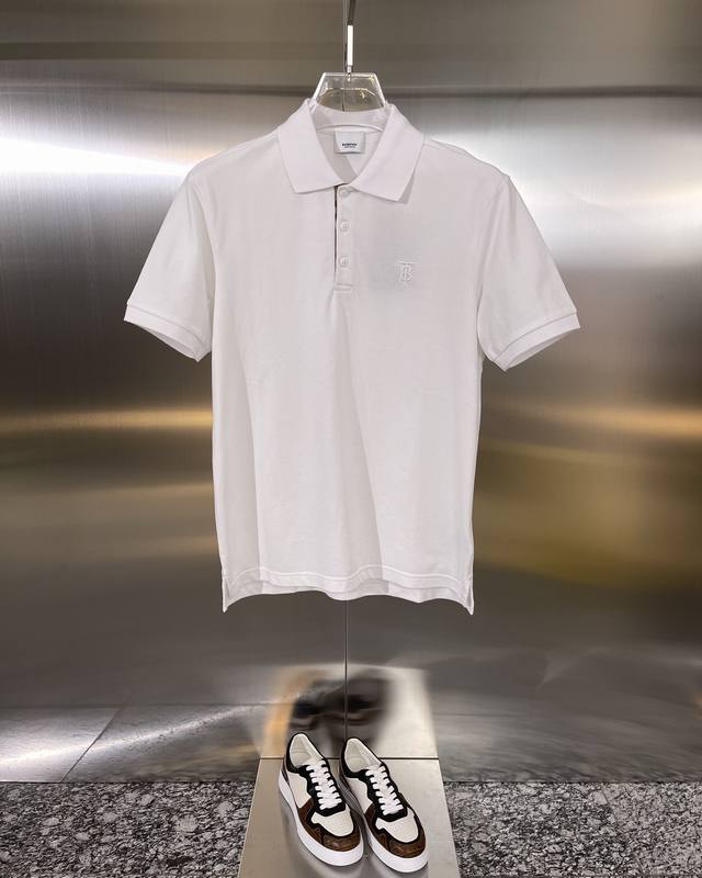 Burberry博柏利bbr 款式：男款短袖翻领t恤衫polo衫t-Shirt 刺绣tb Size ：S-Xxl