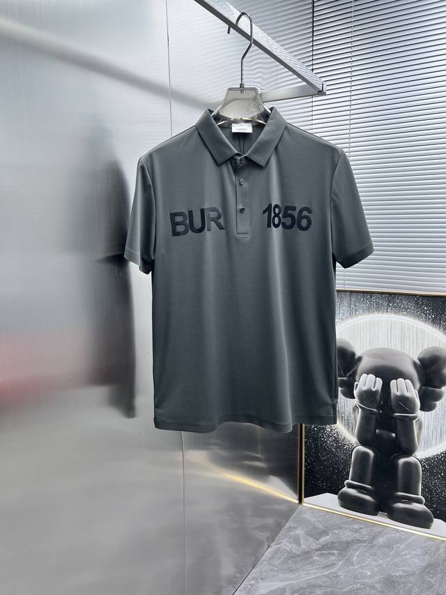 巴宝莉 Burberry 2024Ss夏季新款 翻领 半袖 短袖t恤 Polo衫，高端版本！专柜定制面料 透气舒适度高，细节无可挑剔，品牌元素设计理念，体现高品 - 点击图像关闭