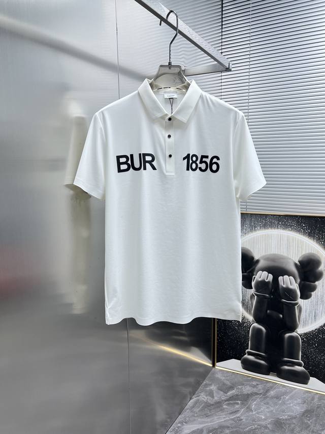 巴宝莉 Burberry 2024Ss夏季新款 翻领 半袖 短袖t恤 Polo衫，高端版本！专柜定制面料 透气舒适度高，细节无可挑剔，品牌元素设计理念，体现高品