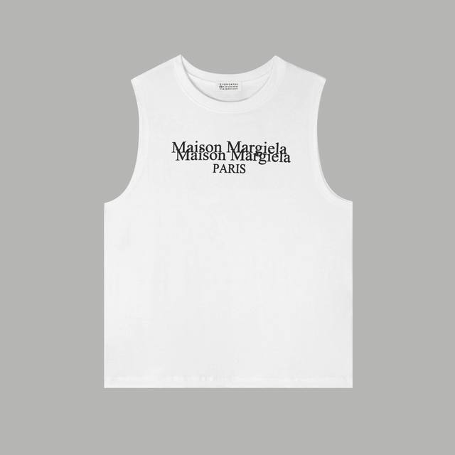 Mm6 Maison Margiela 马吉拉 2024Ss新款 设计师款式数字字母 印花背心 购入原版开模打造，全套定制辅料，细节决定成败。 客供定织高克重针