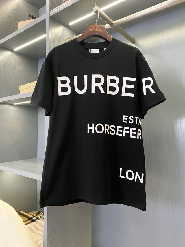 Horseferry 印花棉质宽松 T 恤衫 Bur王牌尖货，镇店之宝 现货秒发 迟来的渠道好货好款！Bur王牌渠道新单，合肥代工原厂出品、同步各大买手店发布，