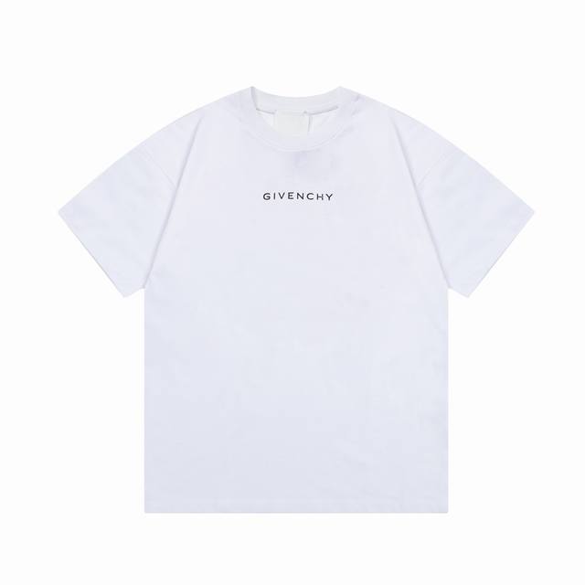 Givenchy 纪梵希 经典字母后幅残缺logo印花 标识精致升级，灵感源自八十年代复古 原版面料 官方同款 短袖t恤 定制260克同缸染面料 手感非常舒服