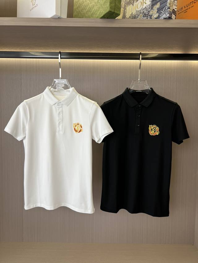 驴家 Polo 白色 24Sss 精选六眼朱迪新疆长绒棉 纱线环保染色定型 面料立体有型 领子螺纹同步染色制造 扣子采用高奢品牌同真空电镀 门童处没有扣子勒痕