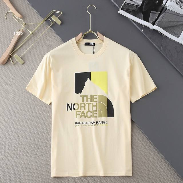 New｜The North Face短袖 面料：260G纯棉 颜色：黑色 白色 杏色 深灰色 尺码：M L Xl Xxl 3Xl 男女同款