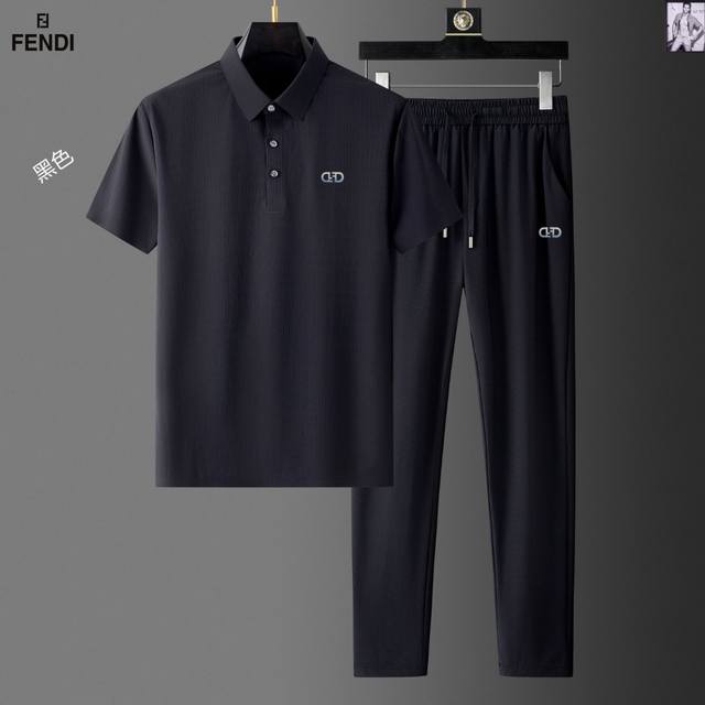 Fendi 芬迪 夏季新款套装！丝光面料！独家首发新品 ，官网同步米兰走秀款 实物拍摄顶级好货标准码数！最新顶尖官网原单，全新体验 专柜面料立体剪裁 全新五金配