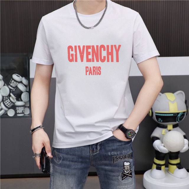 品牌 Givenchy 纪梵希 胖子福音 原单男士休闲短袖t恤，2023春夏新品，定制胸前顶级logo 工艺、搭配整件细节 品质及剪裁设计都堪称一流，定制进口丝