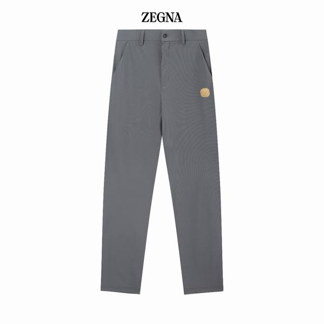 Zegna 杰尼亚春夏季新款 两色高品质薄款商务休闲时尚冰丝西裤 爽滑舒适抗皱无痕的好裤子 质感柔软 手感微弹 ，清凉冰丝裤 腰部松紧带， 版型设计时尚潮流 走