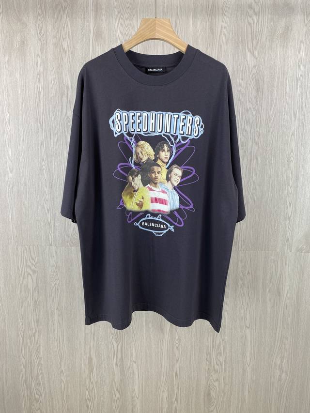 Blcg Speedhunters人像乐队短袖t恤 Tee。中古单品开发 此款难度系数非常高 采用俩种印花工艺 康利丝网印 技术难度实在太高 面料极致舒适的磨毛