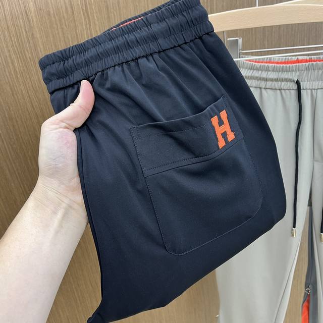 Hermes 1944春夏最新休闲裤专柜1:1顶级复刻，全品相！潮人必备单品！懂货的老铁赶紧下手a09 三个颜色可选 尺码：M~3Xl