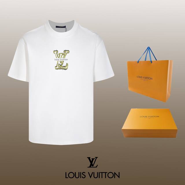 顶级代工品质 Louis Vuitton 路易威登 24Ss 经典t恤短袖 不需要所谓烂大街的华丽文案 主打品质 - 面料经过2次高温缩水固色 不变形不缩水不起