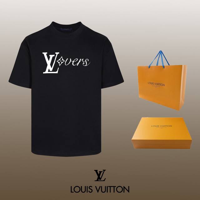 顶级代工品质 Louis Vuitton 路易威登 24Ss 经典t恤短袖 不需要所谓烂大街的华丽文案 主打品质 - 面料经过2次高温缩水固色 不变形不缩水不起