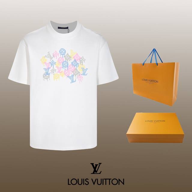 顶级代工品质 Louis Vuitton 路易威登 24Ss 经典t恤短袖 不需要所谓烂大街的华丽文案 主打品质 - 面料经过2次高温缩水固色 不变形不缩水不起