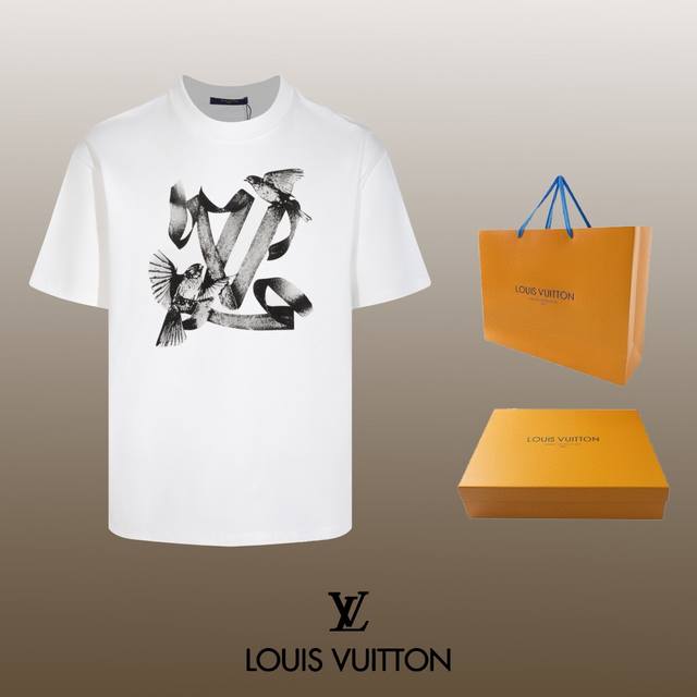 顶级代工品质 Louis Vuitton 路易威登 24Ss 经典t恤短袖 不需要所谓烂大街的华丽文案 主打品质 - 面料经过2次高温缩水固色 不变形不缩水不起