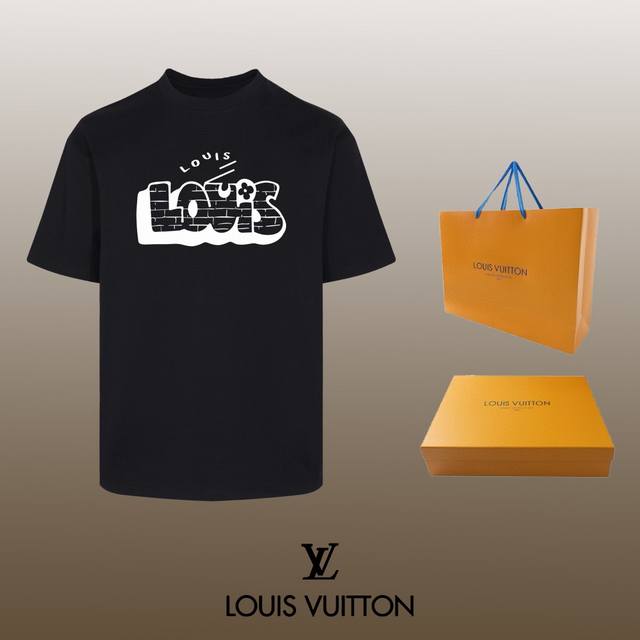 顶级代工品质 Louis Vuitton 路易威登 24Ss 经典t恤短袖 不需要所谓烂大街的华丽文案 主打品质 - 面料经过2次高温缩水固色 不变形不缩水不起