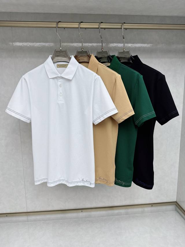 巴宝莉 2024Ss春夏最顶级版本新春polo，顶级休闲风，专柜有售，顶级品质，耐穿又舒适，码数 M-3Xl