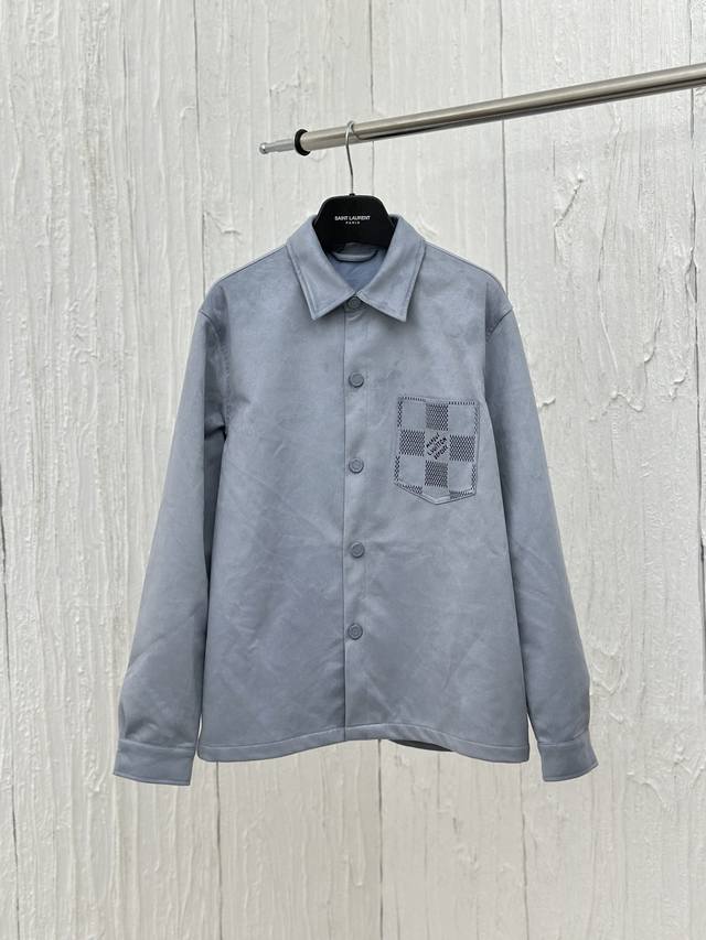 Lv* 路易24新款鹿皮绒夹克外套 Size：M L Xl Xxl Xxxl