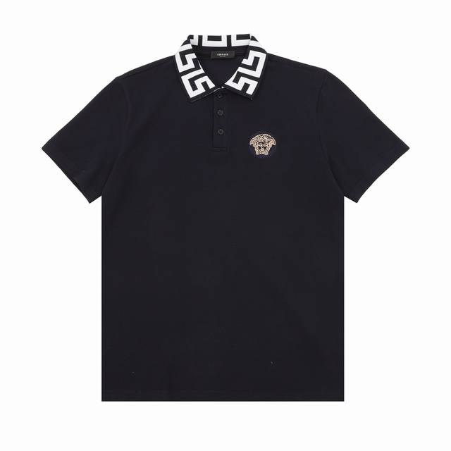 Versace 范思哲 胸口人像刺绣polo短袖 Size：S-L