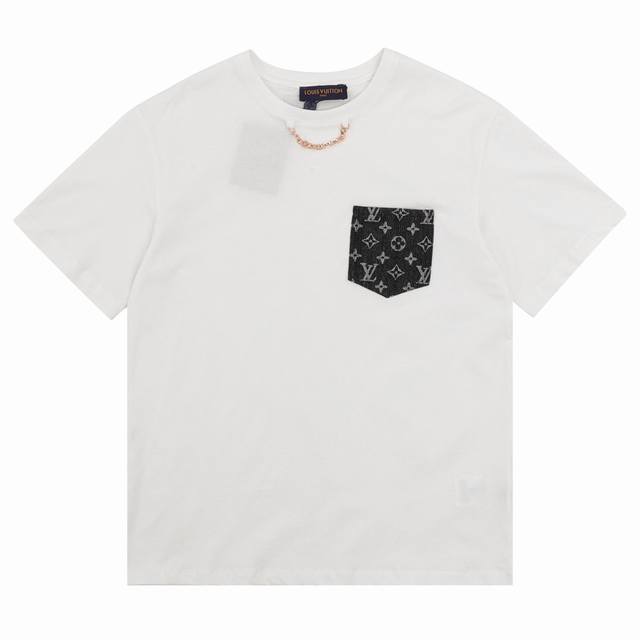 Louisvuitton 路易威登 单宁牛仔口袋短袖 Size：S-L - 点击图像关闭