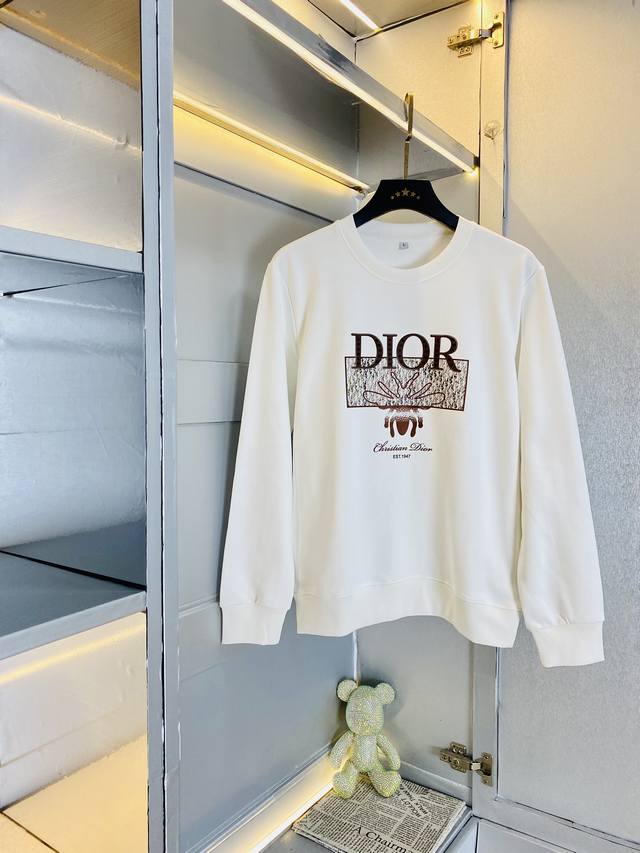 官网款可穿200斤胖子福音 迪奥dior 原单品质 三标齐全 2024最新款 衣服男装卫衣t恤 精选专柜订制顶级双丝光棉进口面料 所有细节做工完美1比1复刻 还