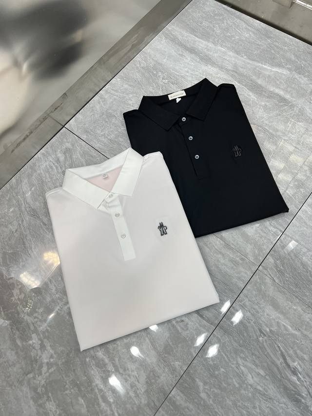 Moncler 蒙口 2024春夏新品 三标齐全 翻领短袖polo衫 好货不用过多介绍 看细节 专柜码数：M-4Xl 175 140建议l，