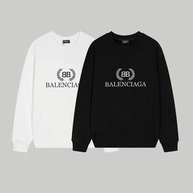 Balenciaga巴黎世家eat.1917印花圆领卫衣！ 宽松版型 采用380克双股大毛圈面料 从面料到辅料全重磅 百搭情侣款圆领卫衣！定制1*1螺纹 质感细