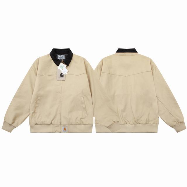 实拍图 卡哈特灯芯绒翻领外套 Carhartt Wip Og Santa Fe Jacket圣达菲夹克工装外套 Carhartt卡哈特主线 J14 三色秋冬外套