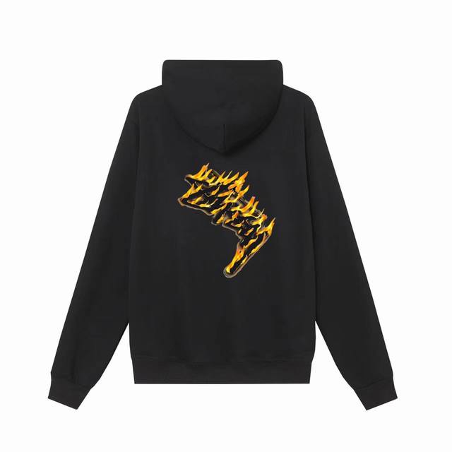 款号hn925 高品质版本，区别通货 Stussy 斯图西 火焰字母印花男女连帽卫衣 面料精选390克毛圈面料 手感柔软舒适 吸汗透气. 百搭款 原单品质