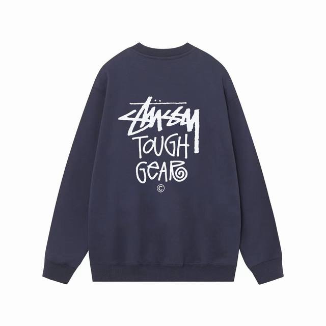 款号hn115 高品质版本，区别通货 Stussy 斯图西 Fueled Tee 新款图案字母印花男女卫衣 面料精选390克毛圈面料 手感柔软舒适 吸汗透气.