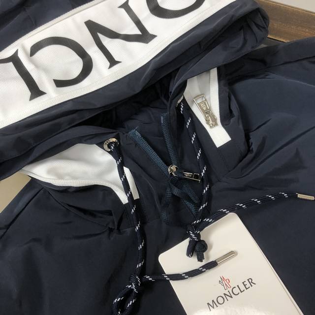 Moncler 蒙口夹克 宝蓝色细节图～