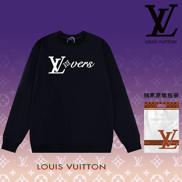 顶级版本 官网品质 路易威登 Louis Vuitton 现货秒发 2024秋冬新款毛圈卫衣 搭配重工高端数码3D个性logo印花工艺，设计独特，做工细致完美高