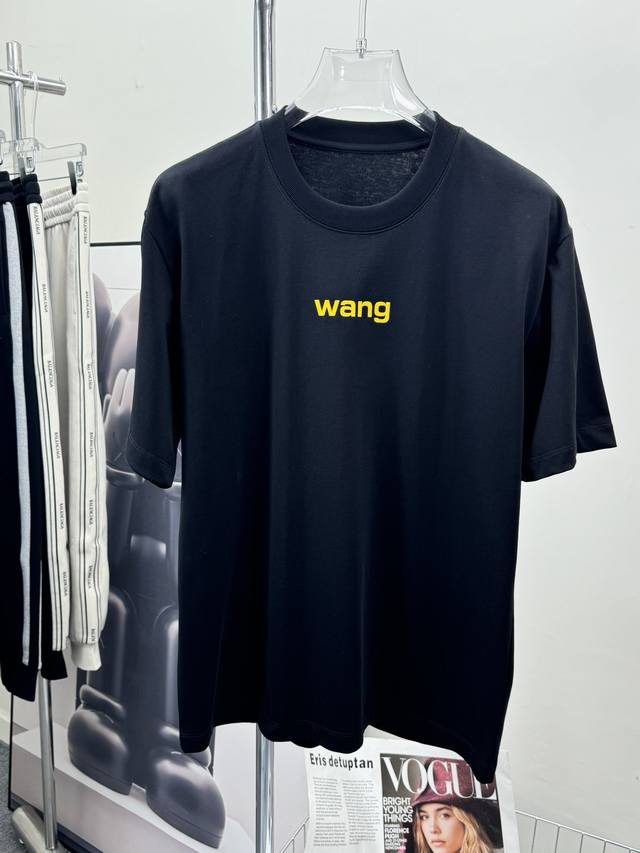 Wang* 顶级版本 2024秋冬新品加厚290克短袖 火爆上市啦 定制顶级优选洗水棉面料 上身舒适度高 专柜同款装饰 轻奢内敛低调奢华 内搭外穿轻松驾驭不挑人