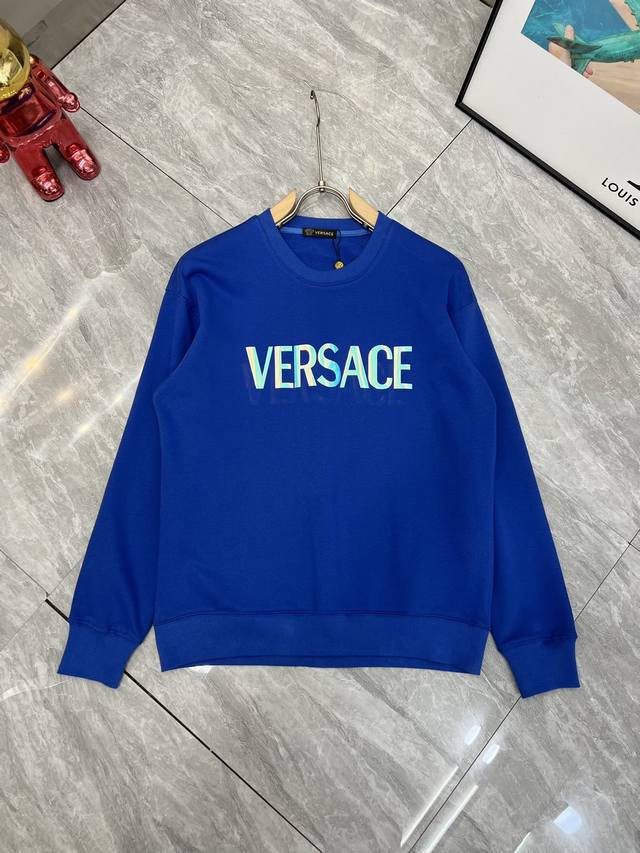 Versace 范思哲 2025秋冬新品 三标齐全 胸前立体炫彩工艺 380G情侣款圆领纯棉卫衣 好货不用过多介绍 看细节 专柜码数 M-Xxxl 175 14