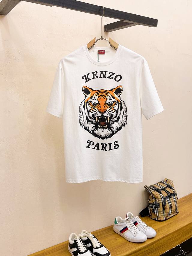 Kenzo 最新最顶级版本 最顶级的品质专柜原单短袖，顶级制作工艺进口面料，专柜款独特设计，采用进口高端订制面料 手感一流！官网在售！码数：M-2Xl