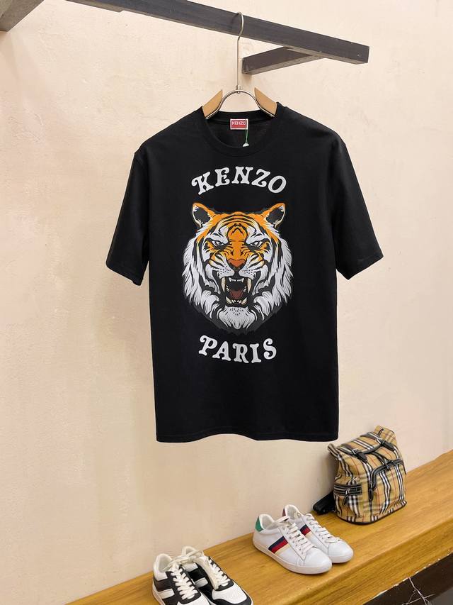 Kenzo 最新最顶级版本 最顶级的品质专柜原单短袖，顶级制作工艺进口面料，专柜款独特设计，采用进口高端订制面料 手感一流！官网在售！码数：M-2Xl