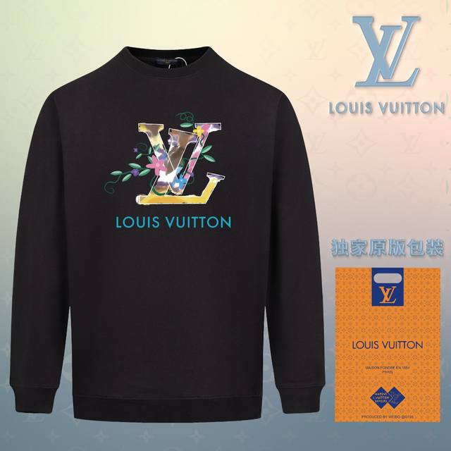 顶级版本 官网品质 配送独家图片原版包装 路易威登 Louis Vuitton 现货秒发 2024秋冬新款毛圈卫衣 搭配重工高端数码3D个性logo印花工艺，设