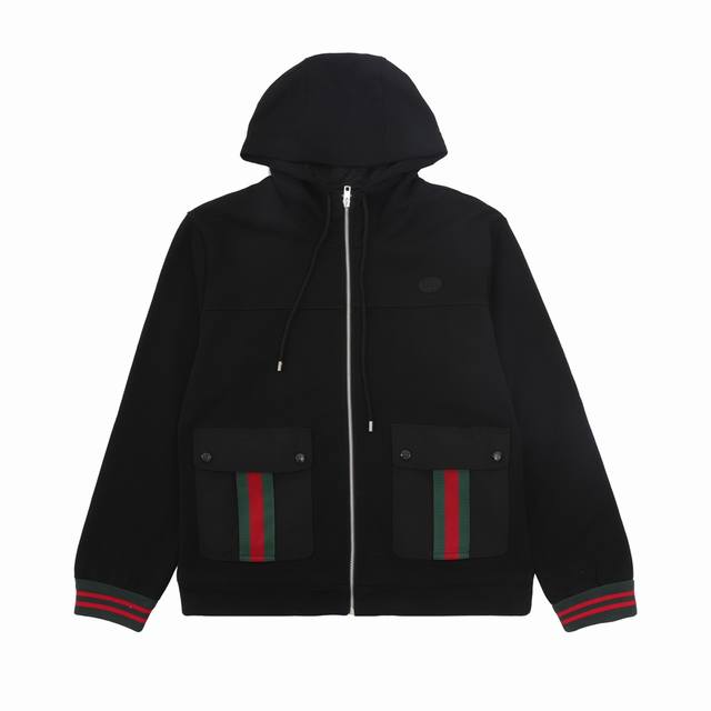 Gucci 古驰 织带口袋工装拉链外套 Size：Xs-L