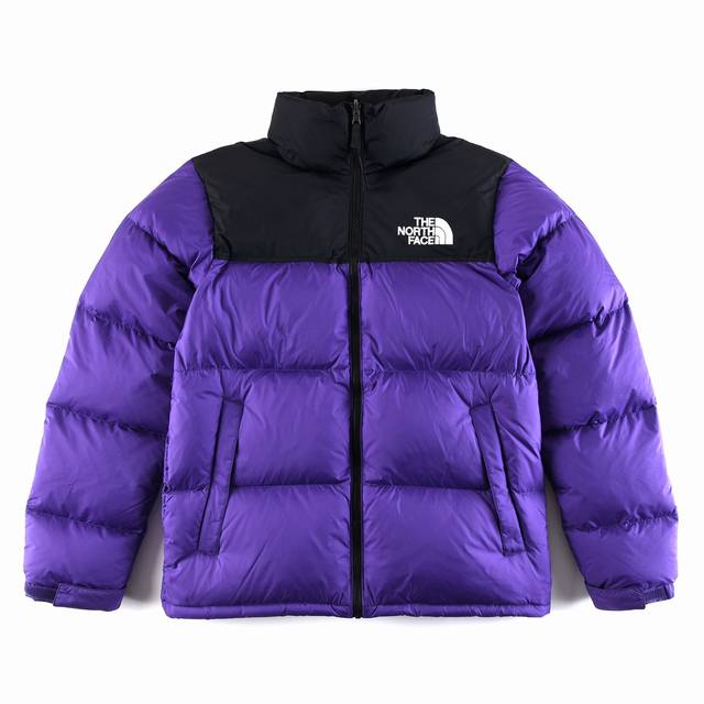 The North Face 北面 1996 紫色羽绒服 #男女同款#最高版本 美国原厂原版数据开版，比例协调、宽松、保暖、时尚！650蓬 全新进口百灵达绣花机