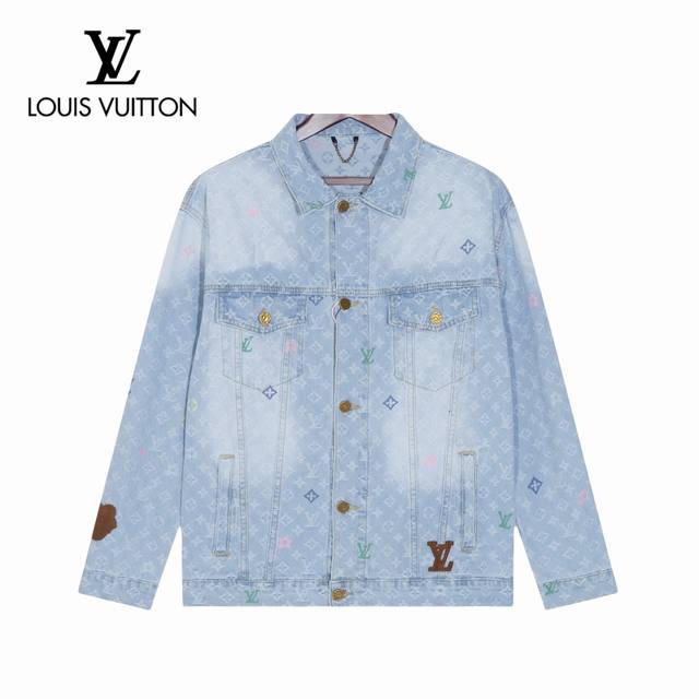 顶级 款号：L021 上新 Louis Vuitton X Tyler｜ 24Ss 四季联名绣花糖果老花外套- Jj林俊杰｜龚俊｜宋茜｜黄晓明 贾斯汀 比伯｜白