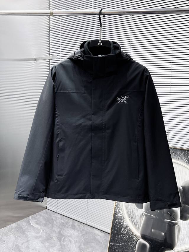 三合一羊羔毛 最高版本 Arcteryx Beta Sv始祖鸟硬壳顶级全压胶版本冲锋衣 自购zp打版 所有数据 辅料 全套辅料定制 整衣 腋下ykk双向拉链，五