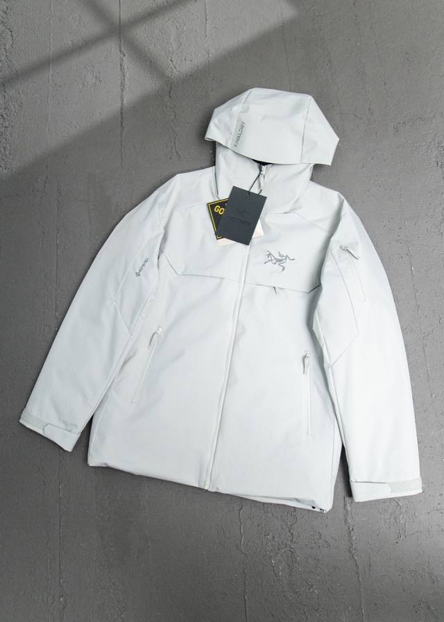 最高版本 国标90绒 可检测 假一赔十 Arc‘Teryx 始祖鸟macai Jacket 正品打版 男女同款小买菜连帽压胶滑雪服冲锋衣羽绒服 正确版本 这款鸟