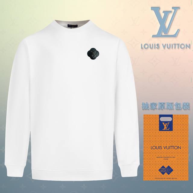 顶级版本 官网品质 配送独家图片原版包装 路易威登 Louis Vuitton 现货秒发 2024秋冬新款毛圈卫衣 搭配重工高端精致真皮五金个性logo定标工艺