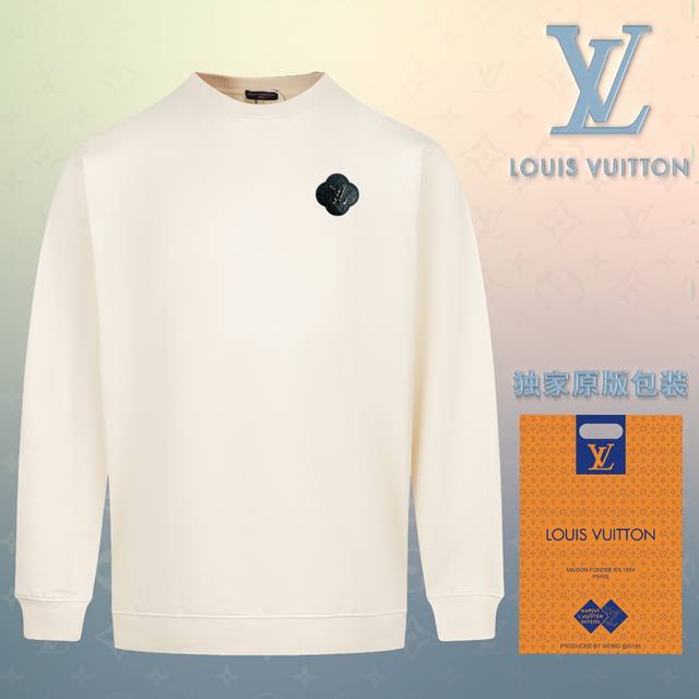 顶级版本 官网品质 配送独家图片原版包装 路易威登 Louis Vuitton 现货秒发 2024秋冬新款毛圈卫衣 搭配重工高端精致真皮五金个性logo定标工艺