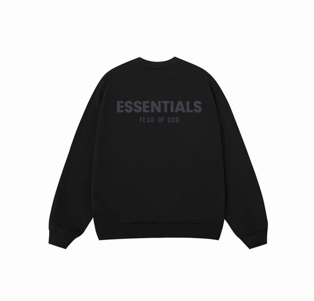 新款卫衣l57 2024Ss Fog- Fear Of God Fog 复线 Essentails 美式纽约限定圆领秋冬款卫衣 颜色 黑 白 码数s M L X