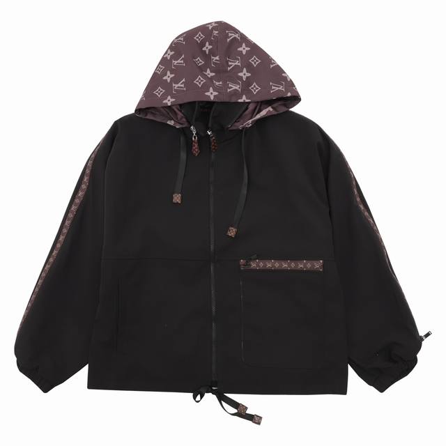 Louisvuitton 路易威登 老花拼接风衣拉链外套 Size：Xs-L