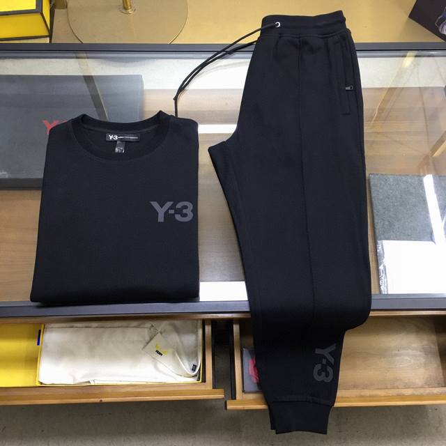 新品套装卫衣 裤 Y-3 可拆 1974Aw Y3 家经典立体logo套装， 专柜同步，专业定制高档品质双面运动棉，区别毛圈卫衣面料掉毛烦恼，前幅3M硅胶log